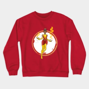 Dark Afro Phoenix Crewneck Sweatshirt